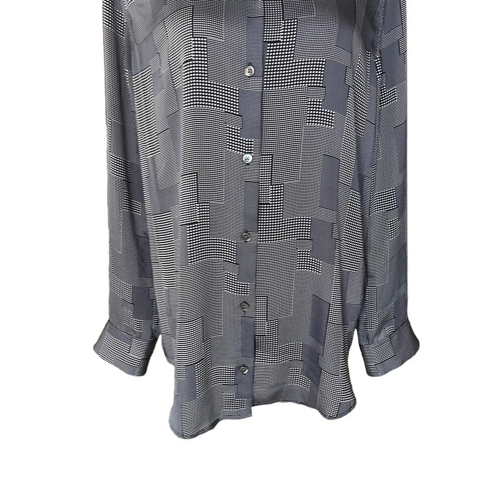Equipment Femme Button Down Shirt Top NEW Size Large Blue - Picture 3 of 8
